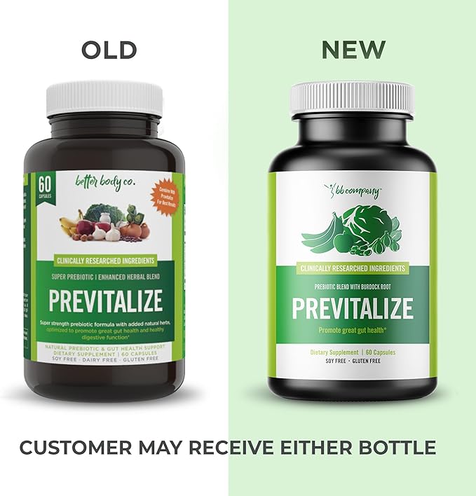 Previtalize Probiotic & Element Food — 60 Capsules