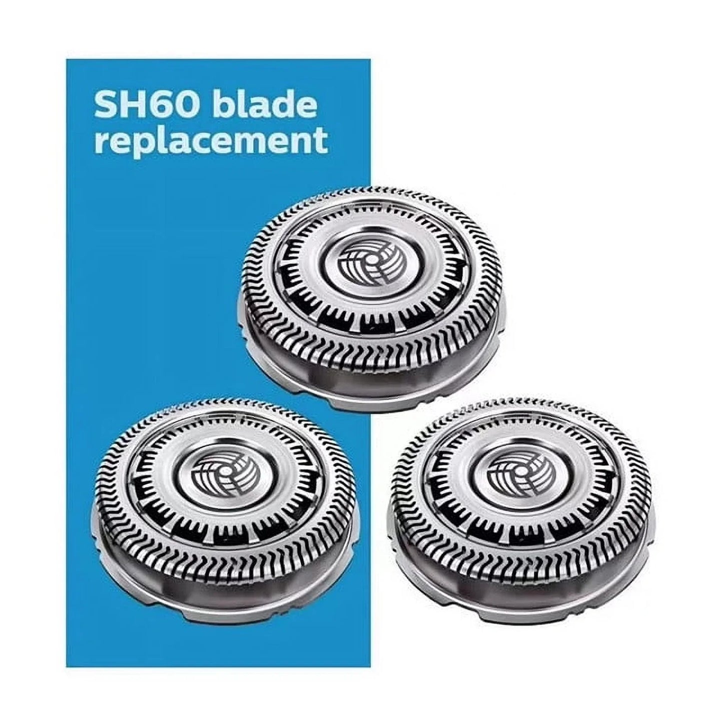 SH60 Replacement Shaver Head for Philips Series 6000 Electric Shaver, 3 Piece