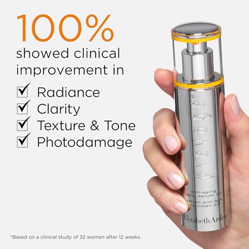 Elizabeth Arden PREVAGE Anti-Aging Face Serum 2.0 for Women, Brightening & Dark Spot Correcting Skincare, With Antioxidant Idebenone Technology, 1.7 Fl Oz