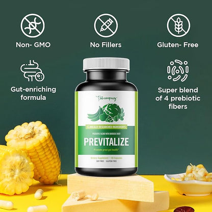 Previtalize Probiotic & Element Food — 60 Capsules