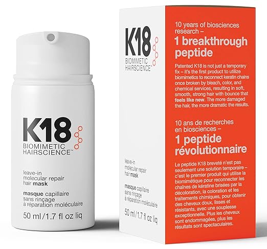 K18 Leave-In Molecular Repair Hair Mask — Instant Hair Repair Treatment