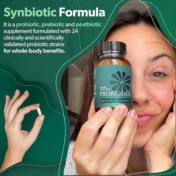 Bioma 3-in-1 Gut Health Probiotic — Digestive & Immune Support (60 Capsules)