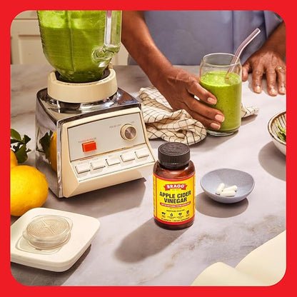 Bragg Apple Cider Vinegar Capsules with Vitamin D & Zinc — 90 Capsules