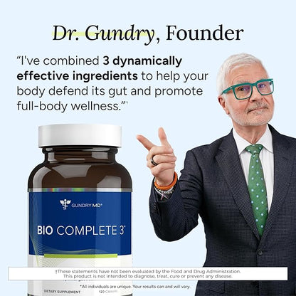 Gundry MD Bio Complete — Prebiotic + Postbiotic Supplement (60 Capsules)