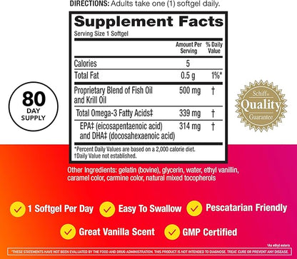Antarctic Krill Oil Softgels — Concentrated Phospholipid Omega-3 (60 Softgels)