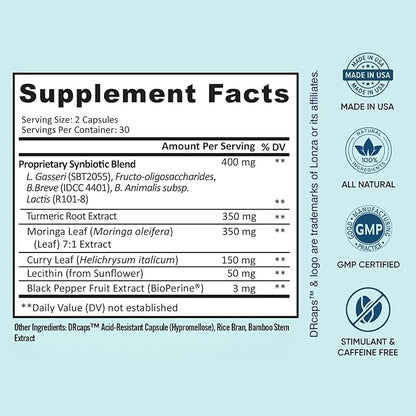 Provitalize Natural Weight Management Probiotic — Thermogenic & Gut Support (60 Capsules)