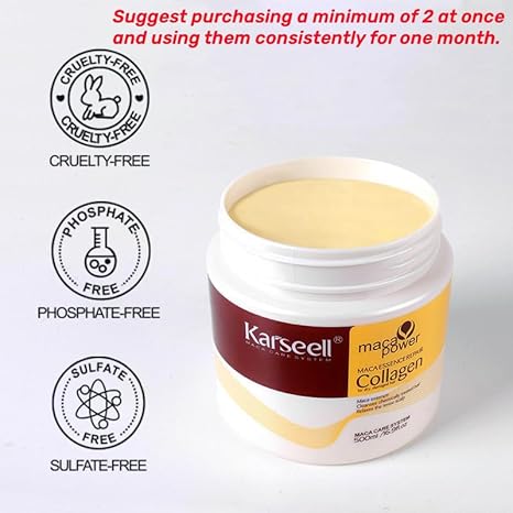 Karseell Collagen Hair Treatment Deep Repair Conditioner — Coconut & Argan Oil Formula