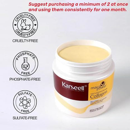 Karseell Collagen Hair Treatment Deep Repair Conditioner — Coconut & Argan Oil Formula