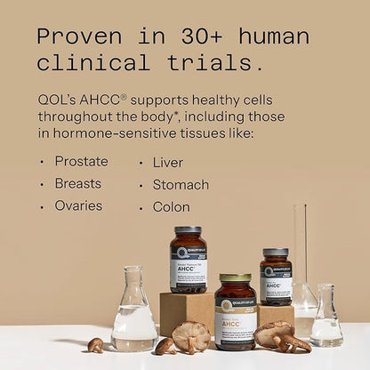 Kinoko Platinum AHCC 750 mg — Premium Immune Support (60 Veggie Capsules)