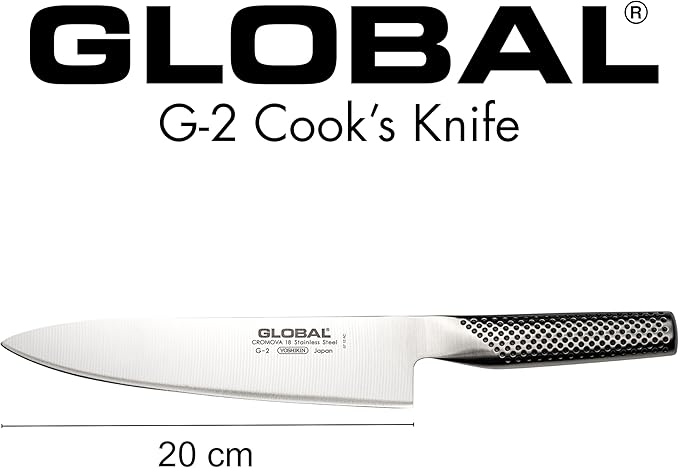 Global G-2 8″ Chef’s Knife — Premium Japanese Stainless Steel
