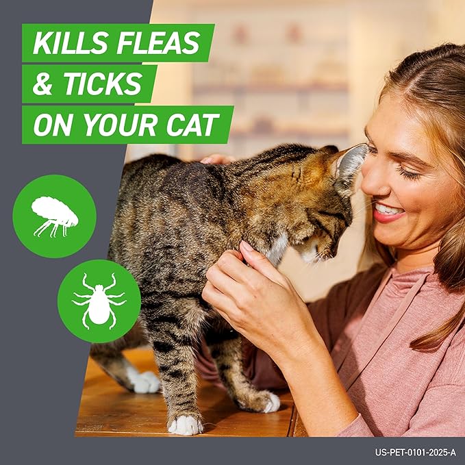 Frontline Plus Flea & Tick Treatment for Cats (Over 1.5 lbs) — 6 Treatments