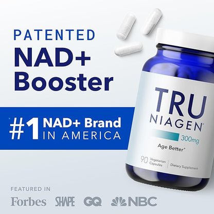 Tru Niagen 300 mg | Nicotinamide Riboside NAD⁺ Booster — 90 Capsules