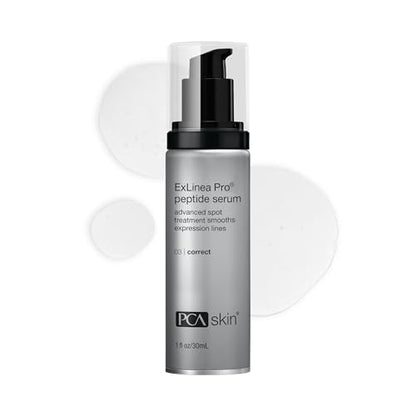 PCA SKIN ExLinea Pro Peptide Serum for Face, Peptide Complex, Helps Lift, Tighten, and Firm Skin and Reduces Wrinkle Depths, Hydrating Anti Aging for Women