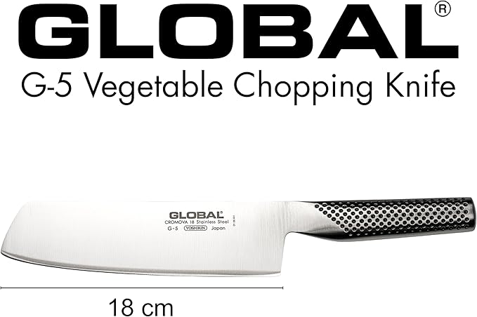 Title: Global 7 Inch Vegetable Knife (G-45) – Lightweight Japanese Stainless Steel, Razor-Sharp Edge, Made in Japan