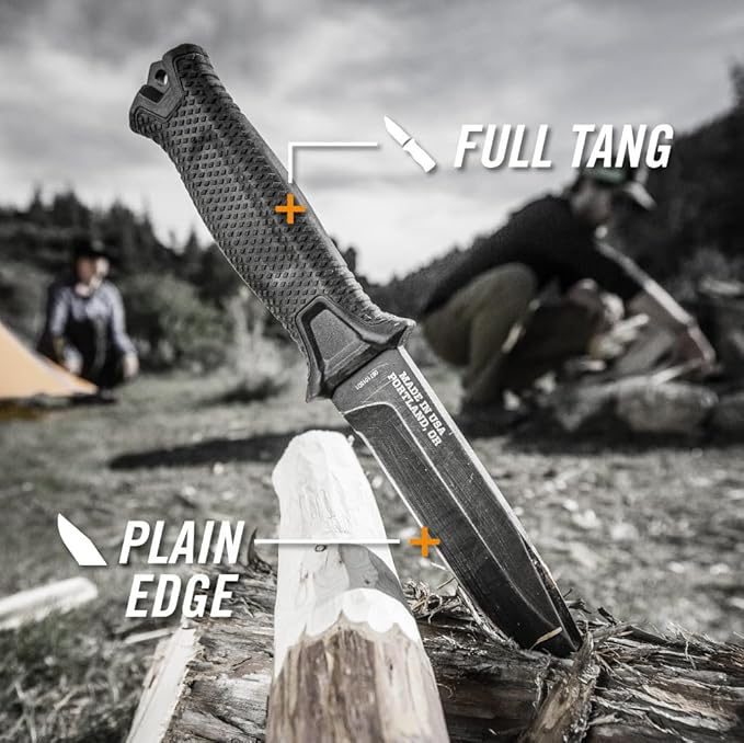 Gerber Gear StrongArm Tactical Survival Knife – Fixed Blade, Full Tang, with Fine Edge & Versatile Sheath System