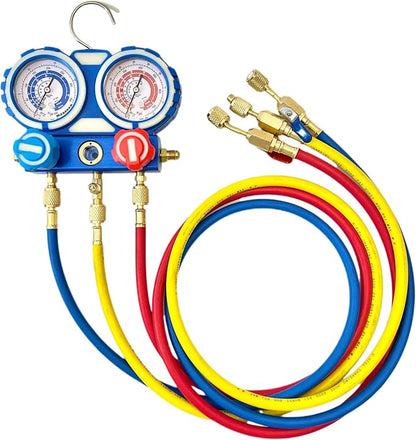 Yellow Jacket Refrigerant Charging Hose with Ball Valves — High-Pressure HVAC Manifold Hose