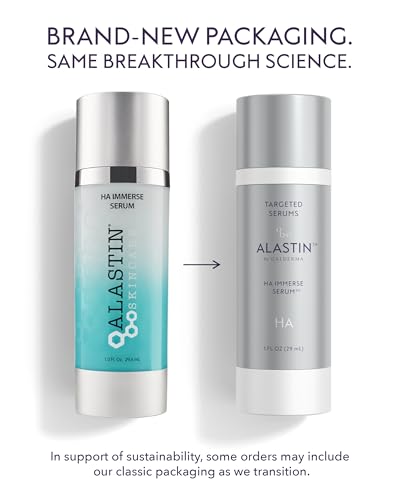 ALASTIN Skincare Hyaluronic Acid HA IMMERSE Moisturizing Face Serum (1 oz) | Restorative Serum Combats Dry, Dehydrated Skin | For Radiant, Glowing Skin