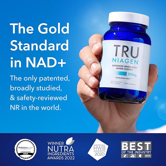 Tru Niagen 300 mg | Nicotinamide Riboside NAD⁺ Booster — 90 Capsules