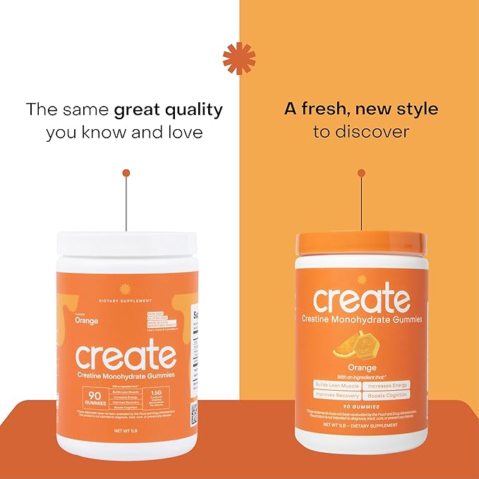 Create Creatine Monohydrate Gummies — Watermelon (90 Count)