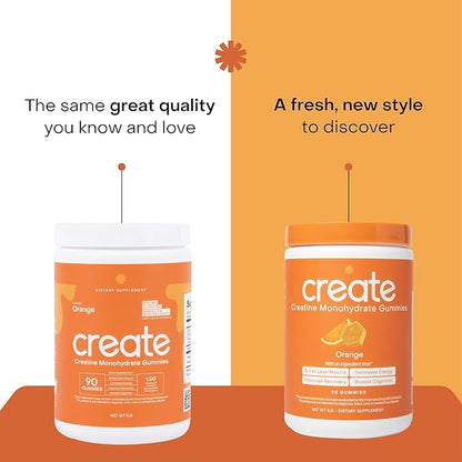Create Creatine Monohydrate Gummies — Watermelon (90 Count)