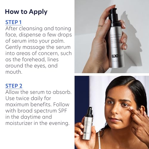 PCA SKIN ExLinea Pro Peptide Serum for Face, Peptide Complex, Helps Lift, Tighten, and Firm Skin and Reduces Wrinkle Depths, Hydrating Anti Aging for Women