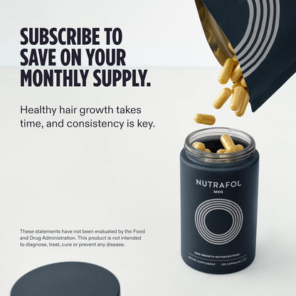 Nutrafol Men’s Hair Growth Supplements – 1 Month Supply