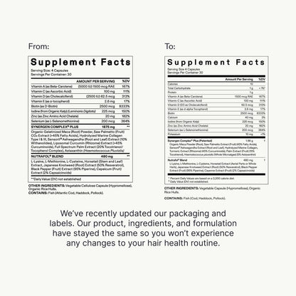 Nutrafol Women's Balance Hair Growth Supplements, Ages 45 and Up