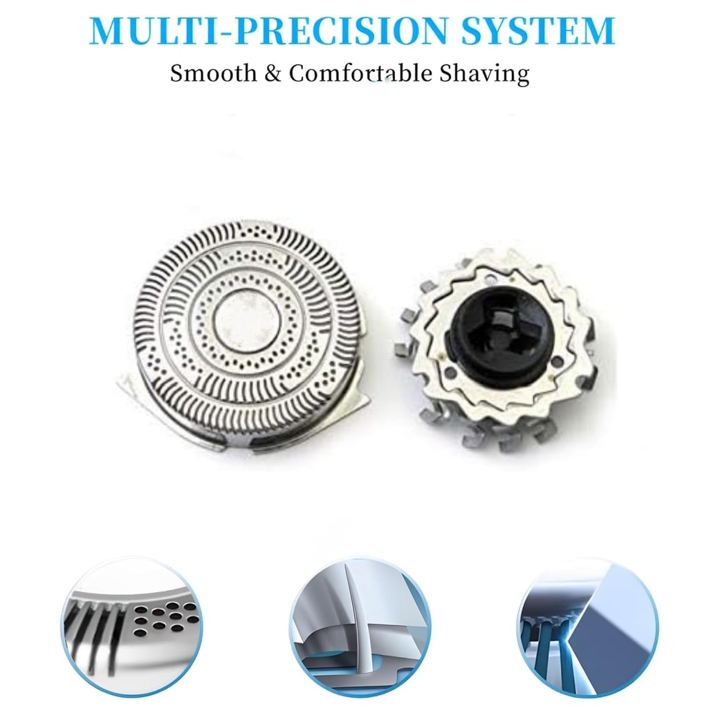 Philips Norelco HQ9 Replacement Shaver 3 Heads