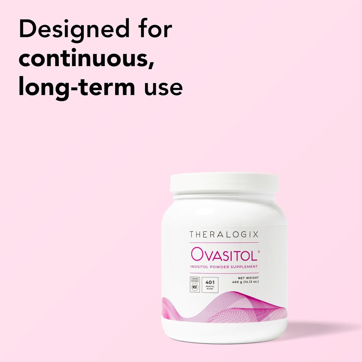 Theralogix Ovasitol Inositol Powder – 90 Day Supply