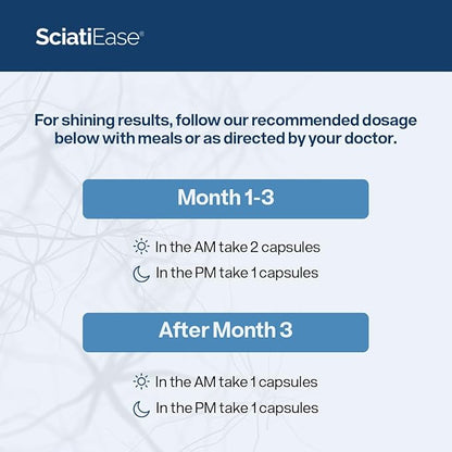 SciatiEase – Sciatic Nerve Health Support (120 Capsules)