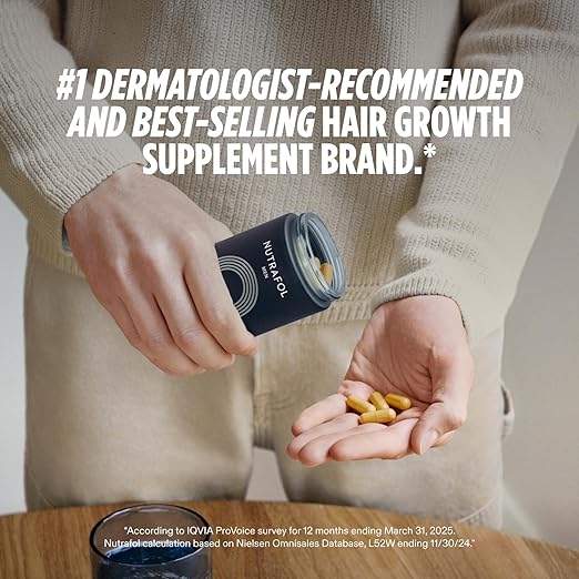 Nutrafol Men’s Hair Growth Supplement — Clinically Tested Formula