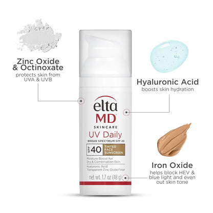 EltaMD UV Daily Tinted Broad-Spectrum SPF 40