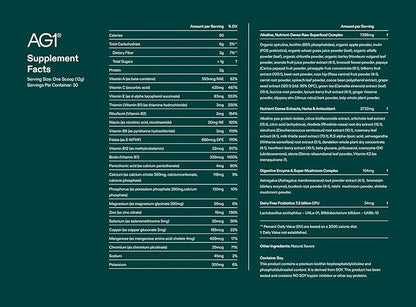 AG1 Daily Health Greens Powder — All-in-One Multivitamin & Probiotic Formula