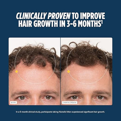 Nutrafol Men’s Hair Growth Supplement — Clinically Tested Formula