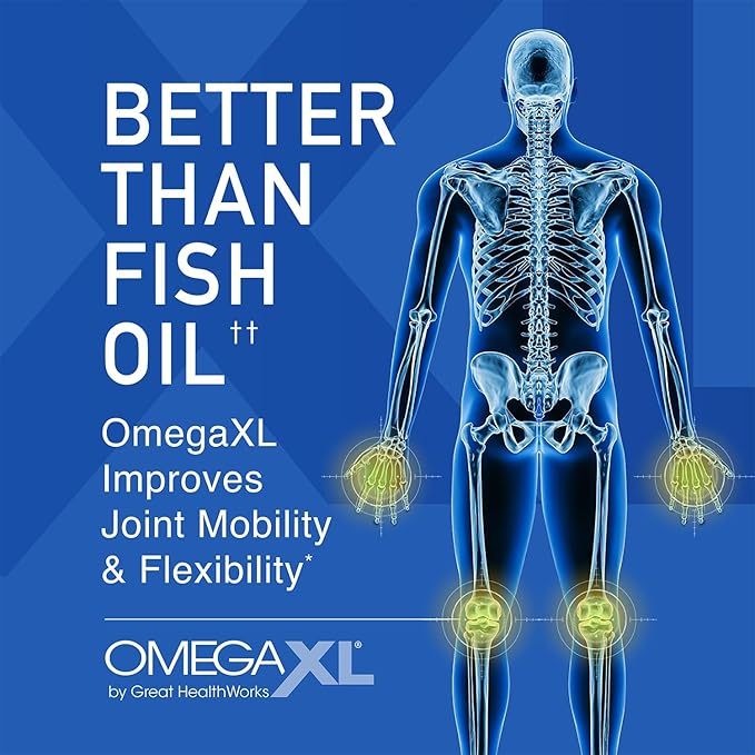 OmegaXL Joint Support & Relief Supplement — 60 Softgels