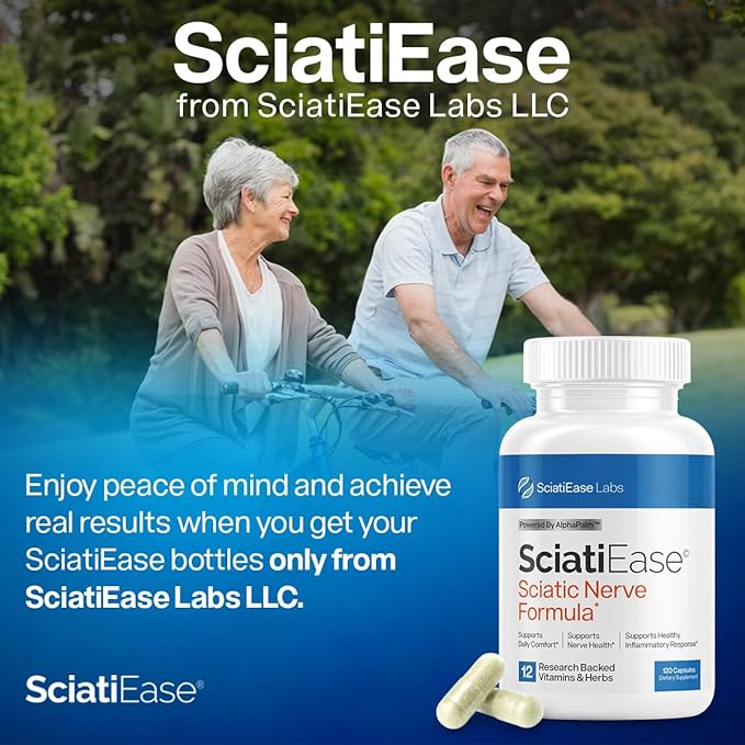 SciatiEase – Sciatic Nerve Health Support (120 Capsules)