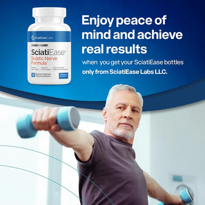 SciatiEase Sciatic Nerve Health Support Supplement – 120 Capsules