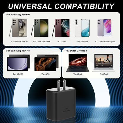 Samsung 45W USB-C Power Adapter Super Fast Charging Wall Charger