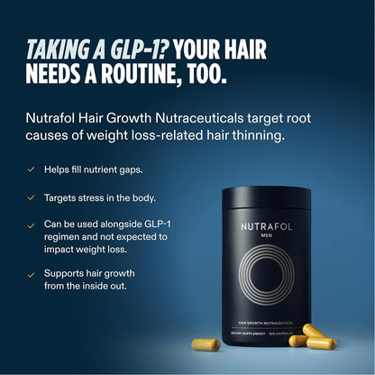 Nutrafol Men’s Hair Growth Supplements – 1 Month Supply