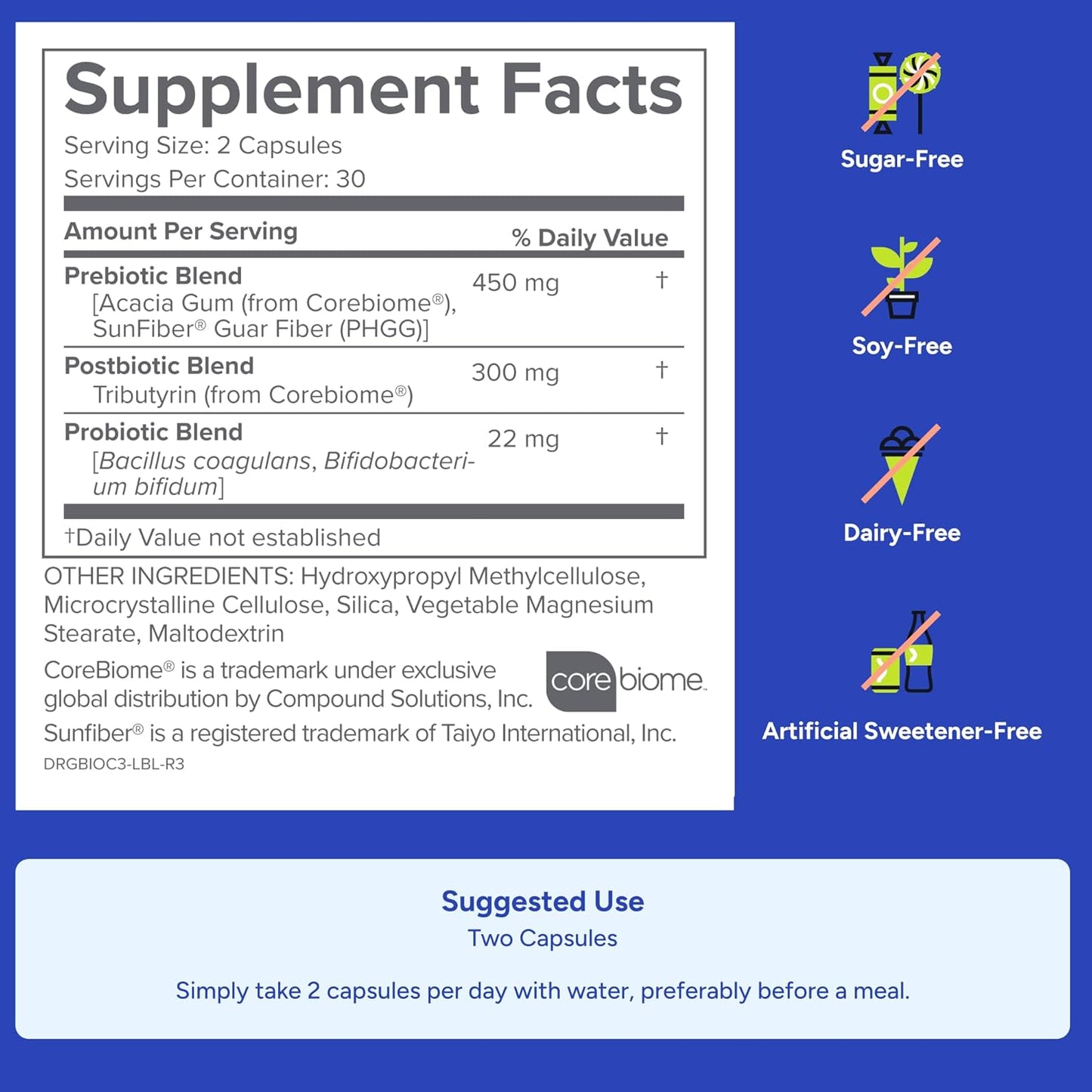 Gundry MD Bio Complete 3 Probiotic Supplement – 30 Day Supply
