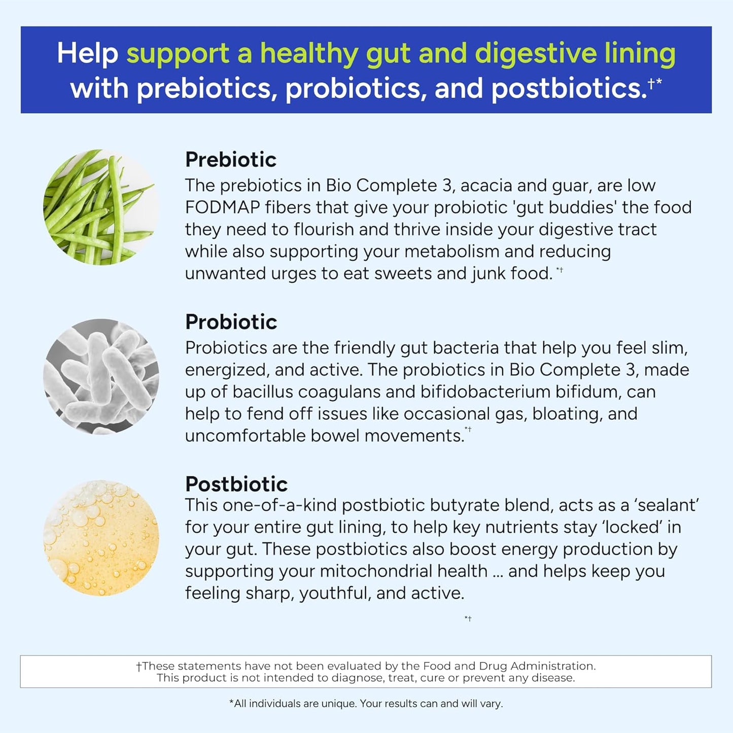 Gundry MD Bio Complete 3 Probiotic Supplement – 30 Day Supply
