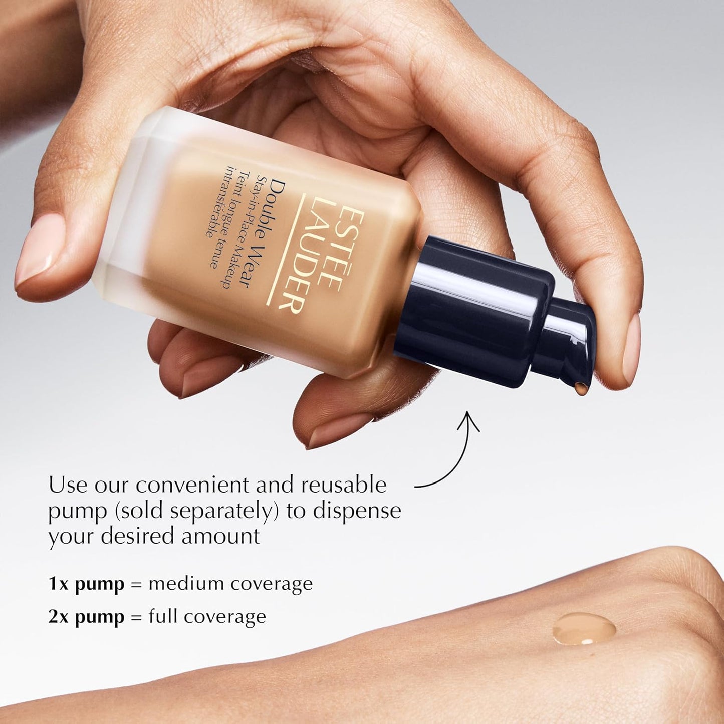Estée Lauder Double Wear Foundation 1W1 Bone 1oz – Long-Wear Matte Makeup