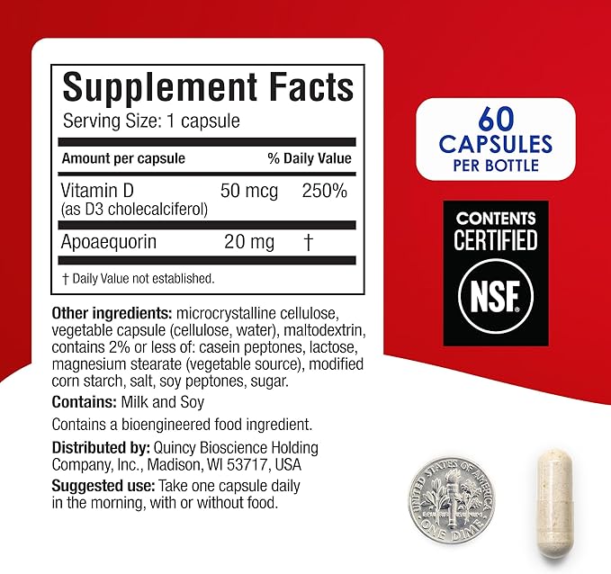 Prevagen Extra Strength 20 mg — Brain & Memory Health Capsules (60 ct)