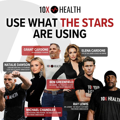 10X Health Optimize Methylated Multivitamin for Men – 90 Capsules