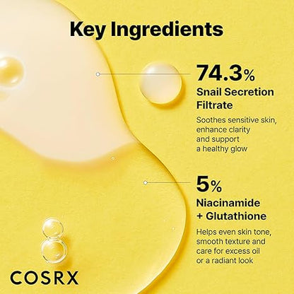 COSRX Advanced Snail Radiance Dual Essence – 80 ml