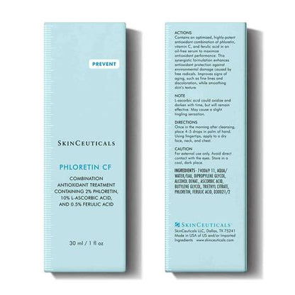 SkinCeuticals Phloretin CF Serum 30ml – Vitamin C & Ferulic Acid Antioxidant
