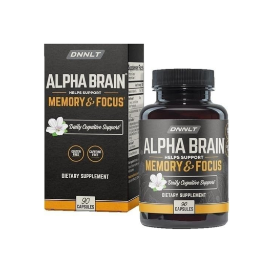 Alpha Brain Memory & Focus — Daily Cognitive Support (90 Capsules)