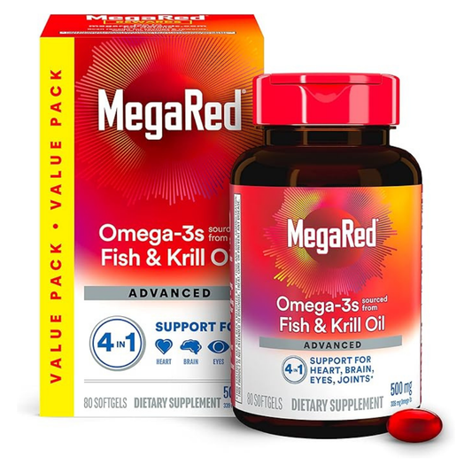 Antarctic Krill Oil Softgels — Concentrated Phospholipid Omega-3 (60 Softgels)