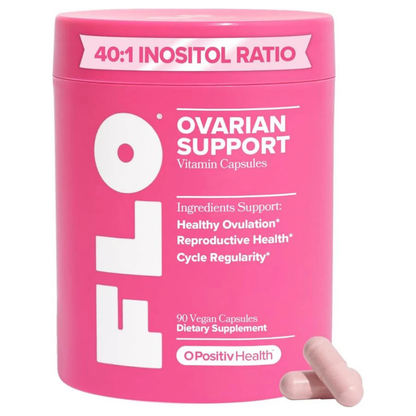 FLO Ovarian Health Support — Myo-Inositol + Hormonal Balance Formula (90 Vegan Capsules)
