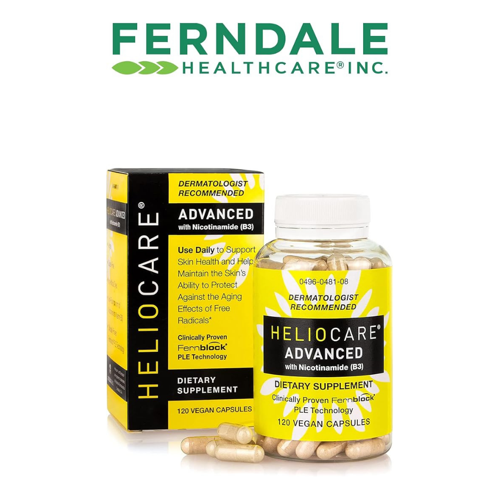 Heliocare Advanced Nicotinamide + Fernblock Skin Supplement — 120 Vegan Capsules